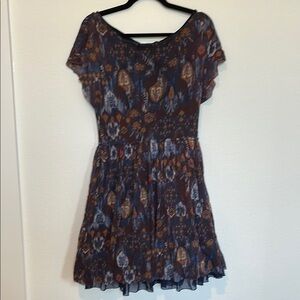 Anthropologie Floral Patterned Dress